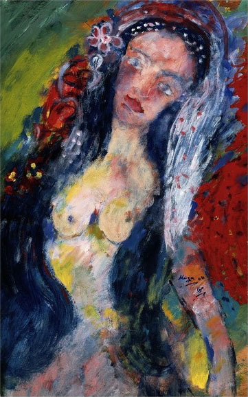 Young gypsy girl dancing. 2004