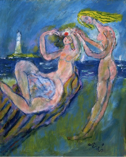 Nudes on the beach. 2001