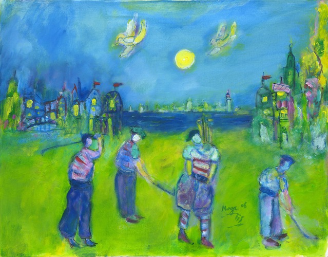 Day at the golf course. 2006